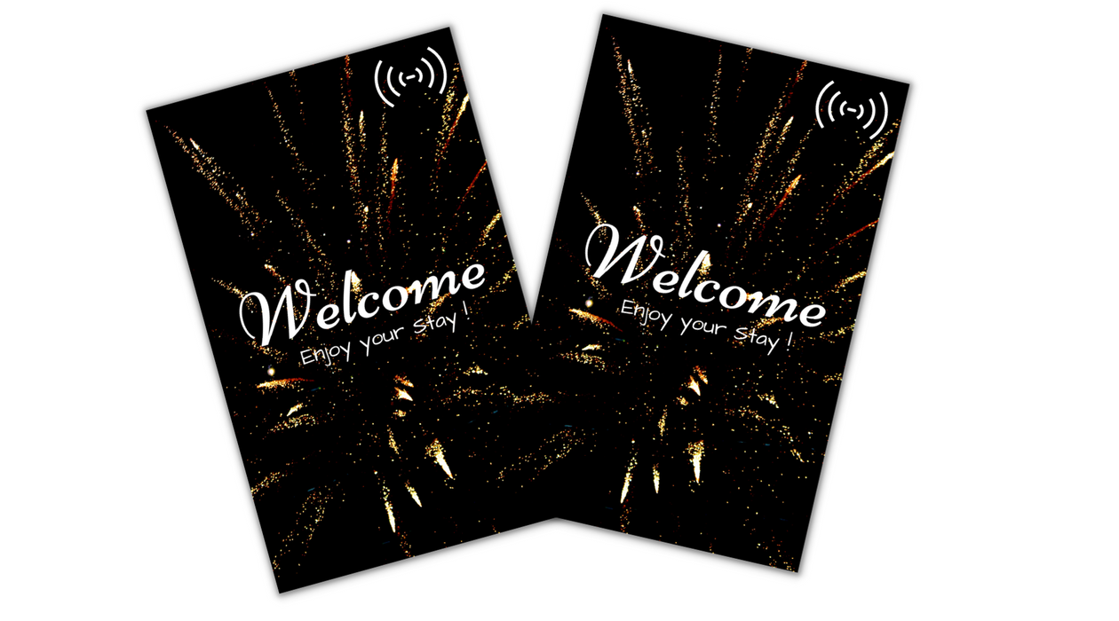 Hotel RFID Key Cards - Generic Enjoy, Box of 2000 Key Cards